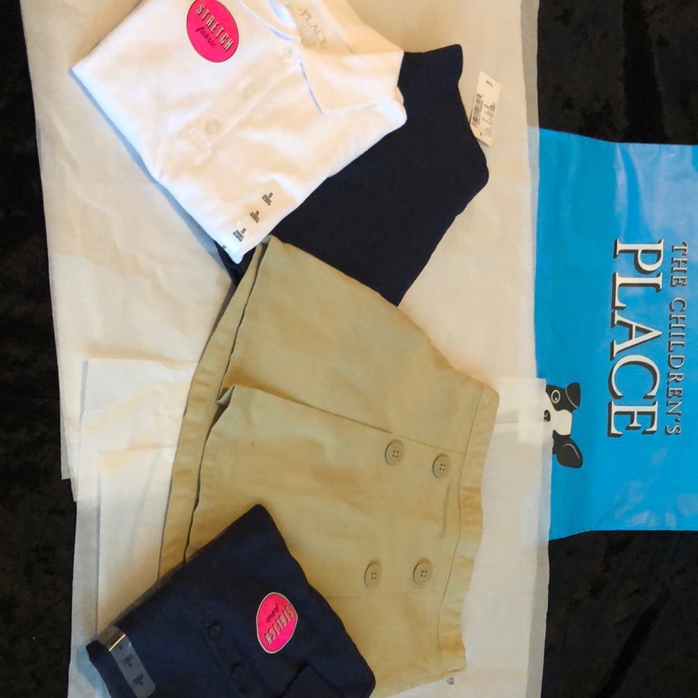NWT BACK TO SCHOOL Uniform Bundle TCP 5/6 Girls
